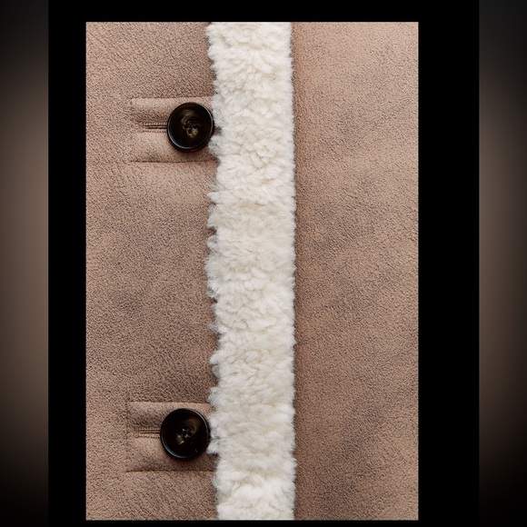 Zara oversized buttoned double faced coat - Picture 7 of 8